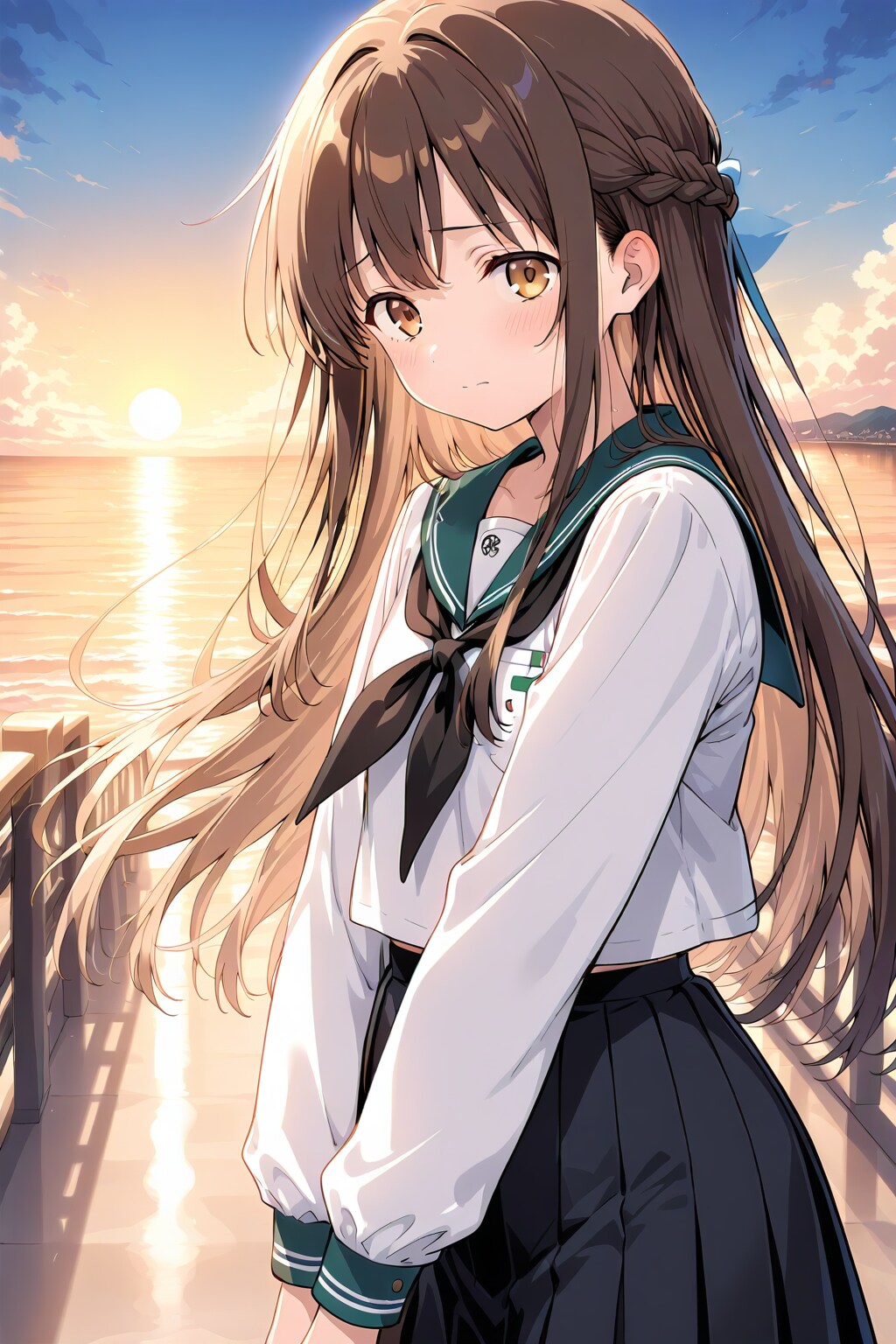 夕陽が泣いている