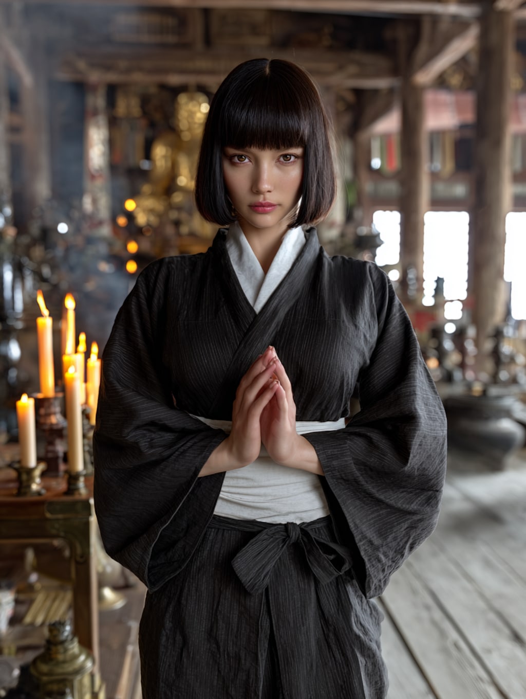 謎の庵主役のメイド13号