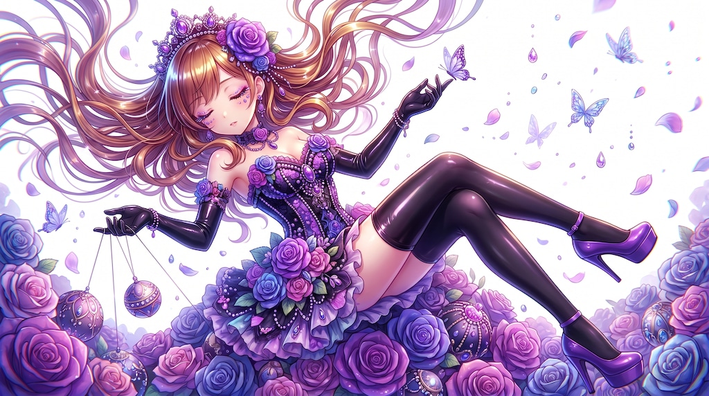 紫蝶薔薇夢幻