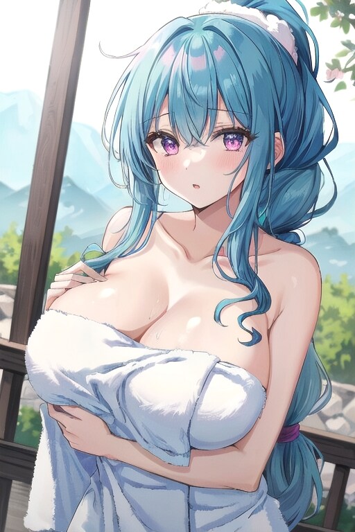 温泉美女