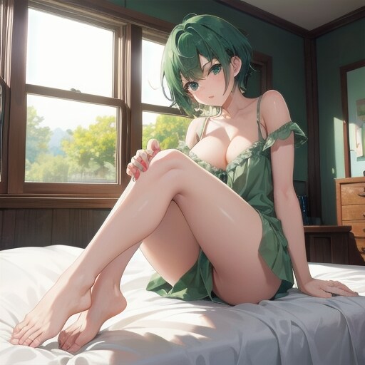 深緑の朝