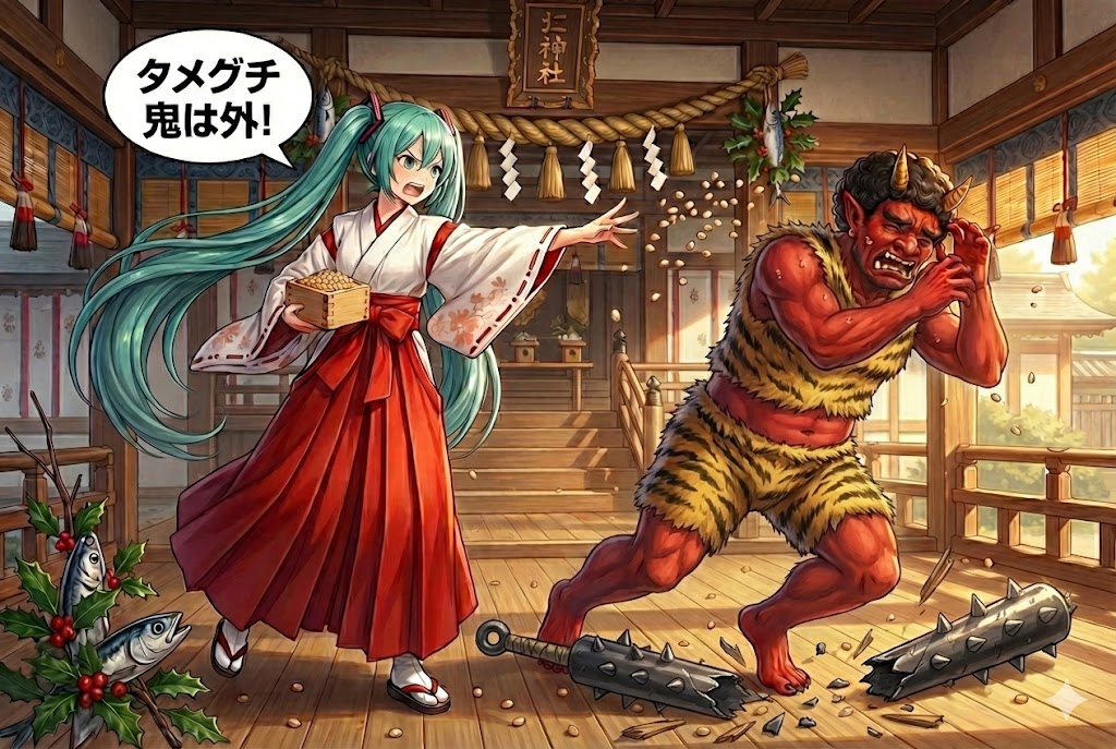 節分💢 | の人気AIイラスト・グラビア