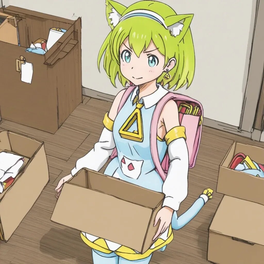 「引っ越し準備ですの！」