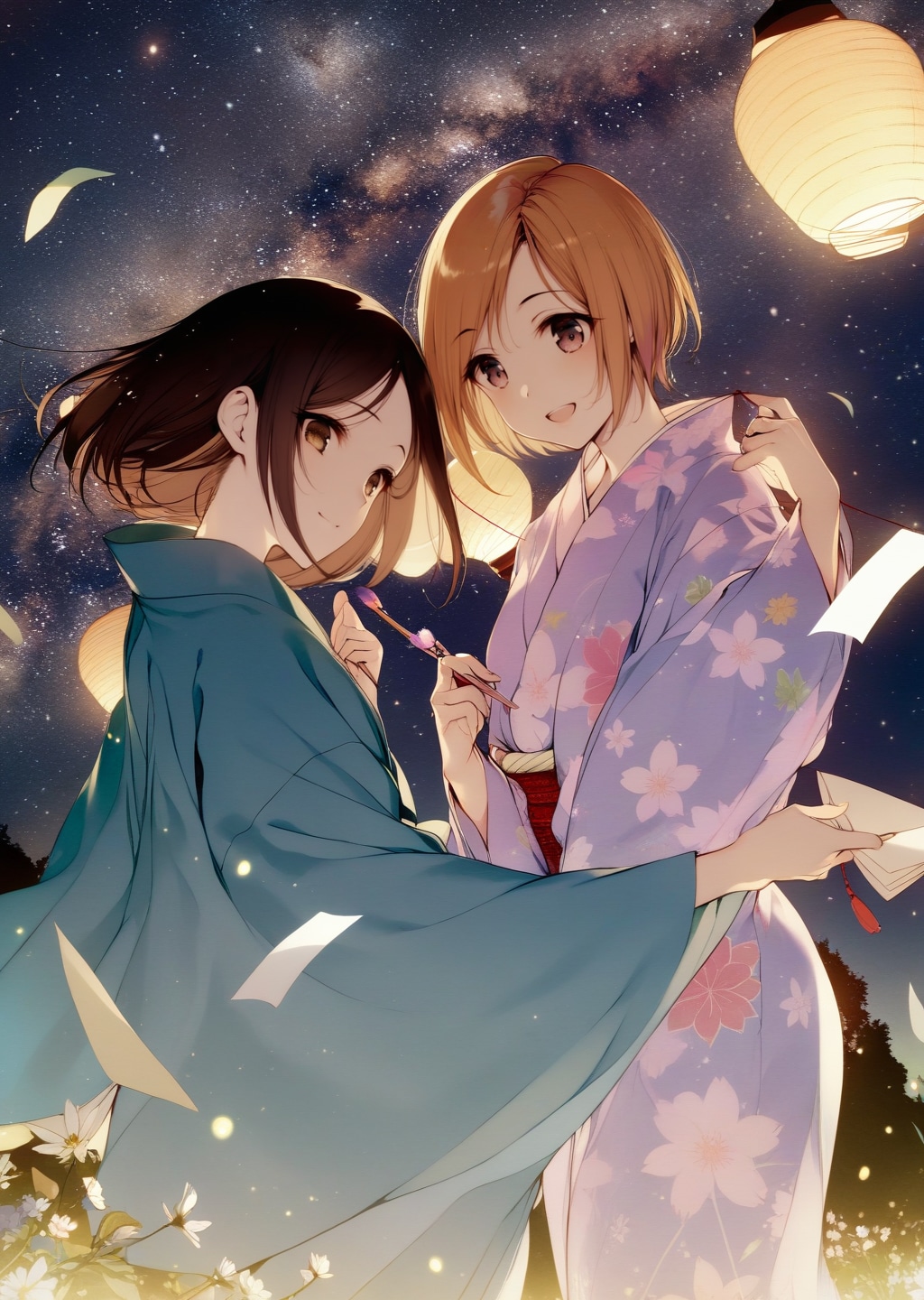 お星さまきらきら 空からみてる | の人気AIイラスト・グラビア