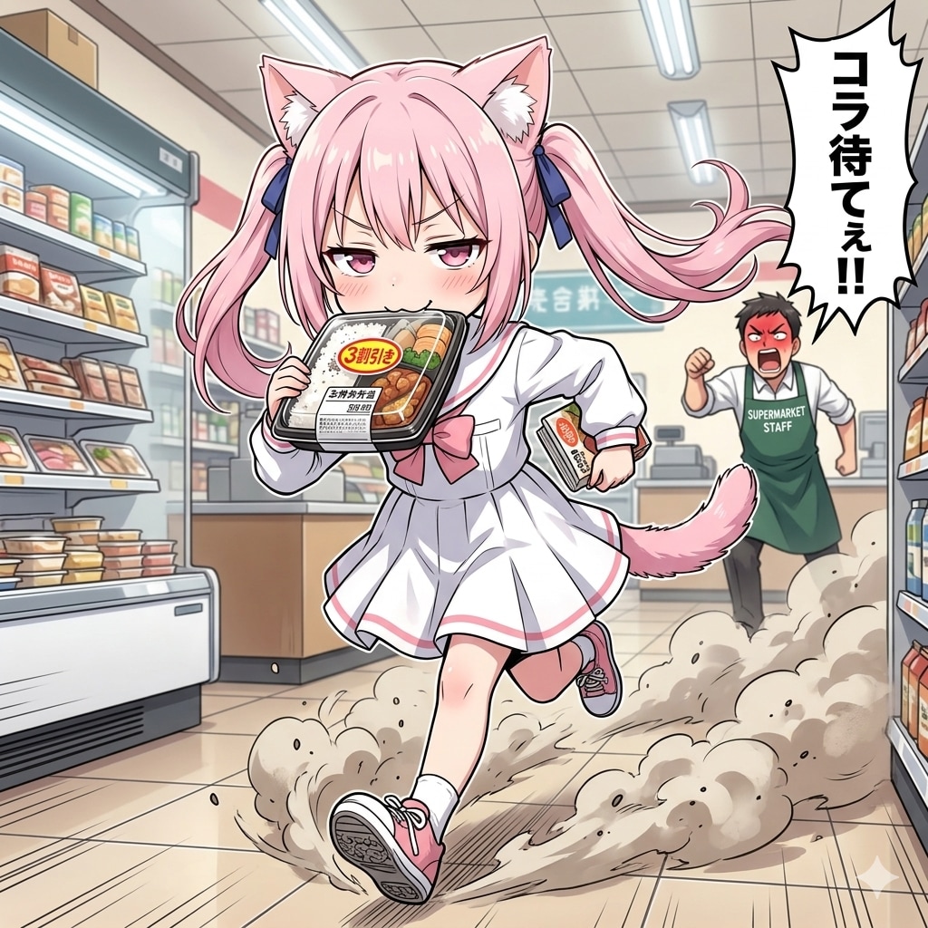 うちのねこちゃんは待てません‼️😭 | の人気AIイラスト・グラビア