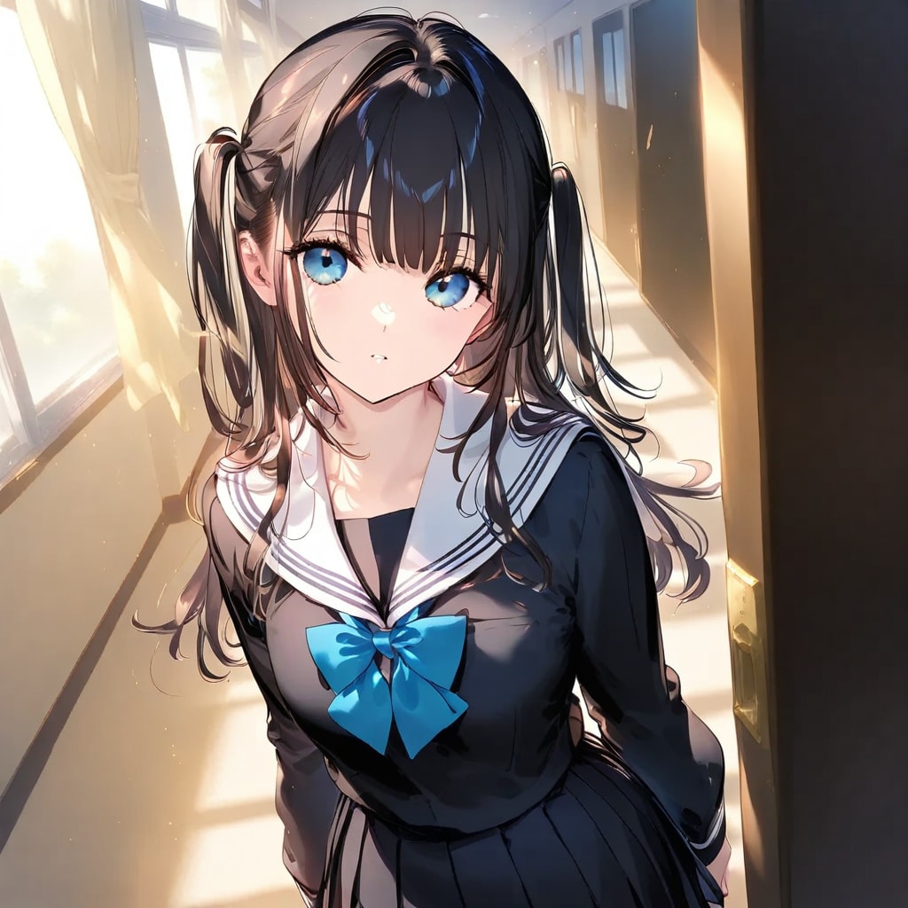 初めての廊下 | の人気AIイラスト・グラビア