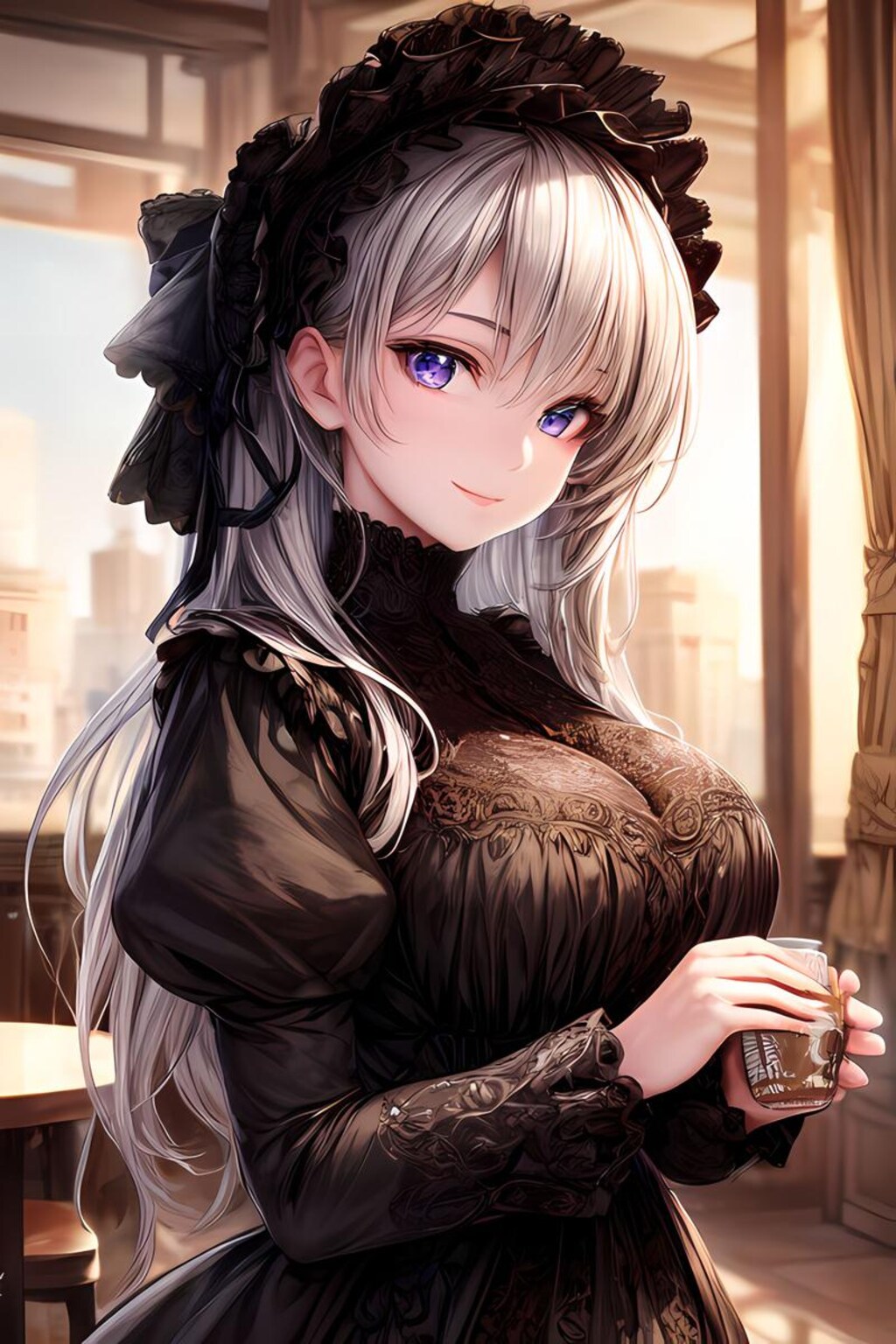 ゴスロリの美女