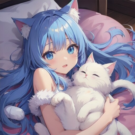 ふわふわの猫
