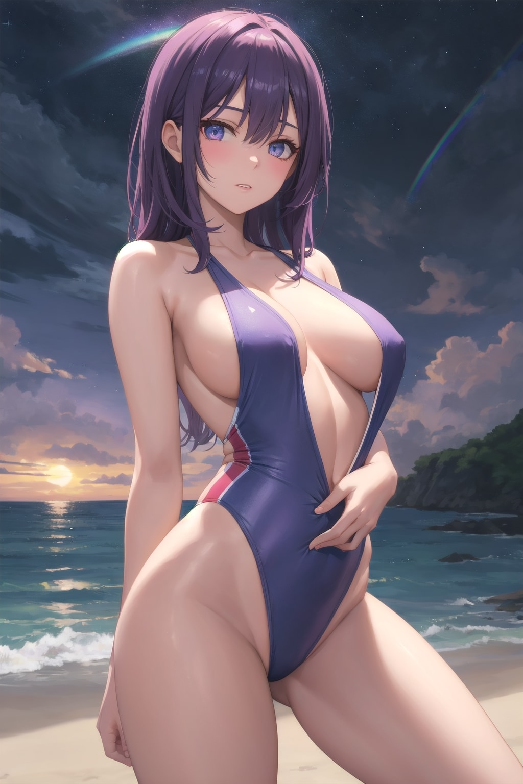 深い夕暮れ