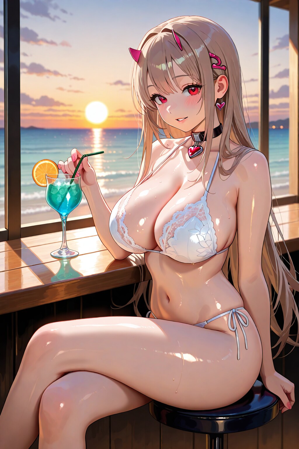 ビーチサイドのBAR