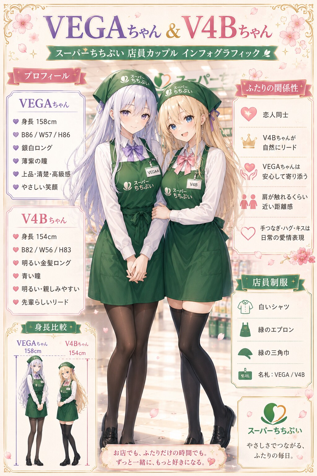 朝のVEGAちゃんとV4Bちゃん