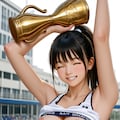 全力で走る巨乳、そして優勝 7枚目