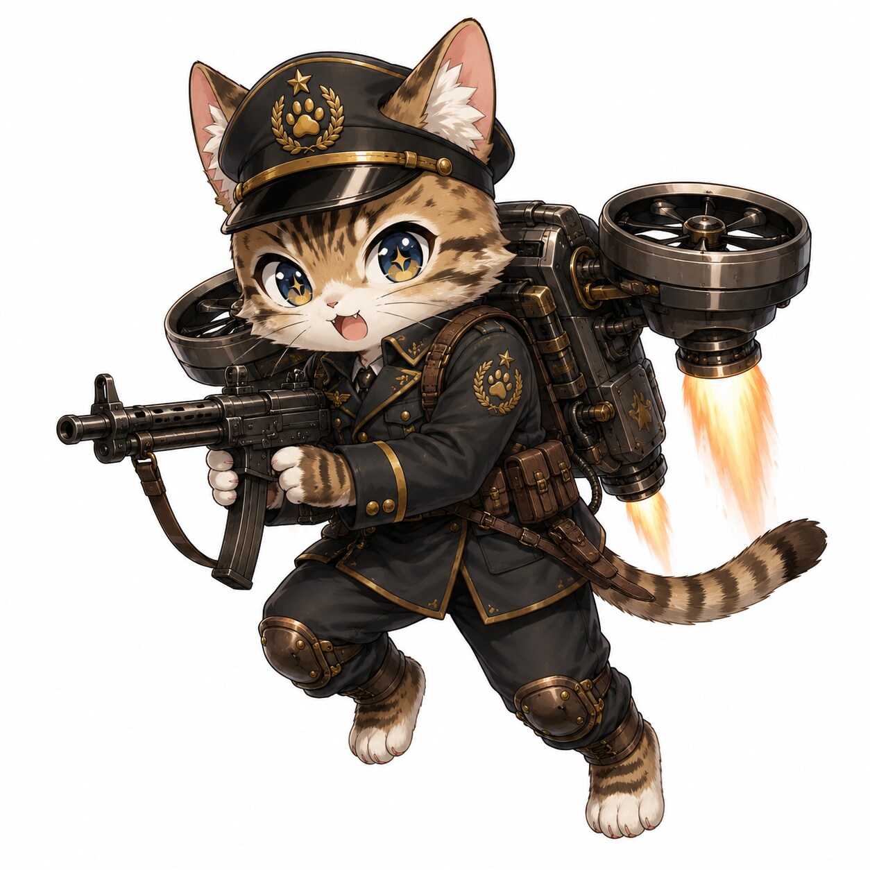 キジトラ猫VTOL航空猟兵 | の人気AIイラスト・グラビア