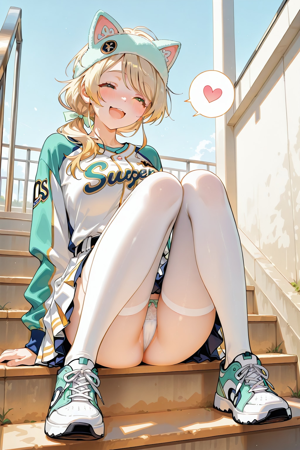笑顔とパンチラ👧🩲８