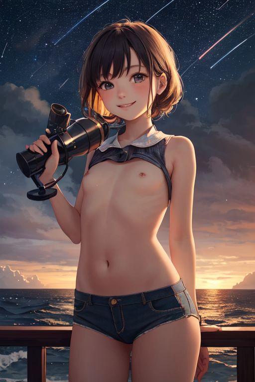 大海原で観測