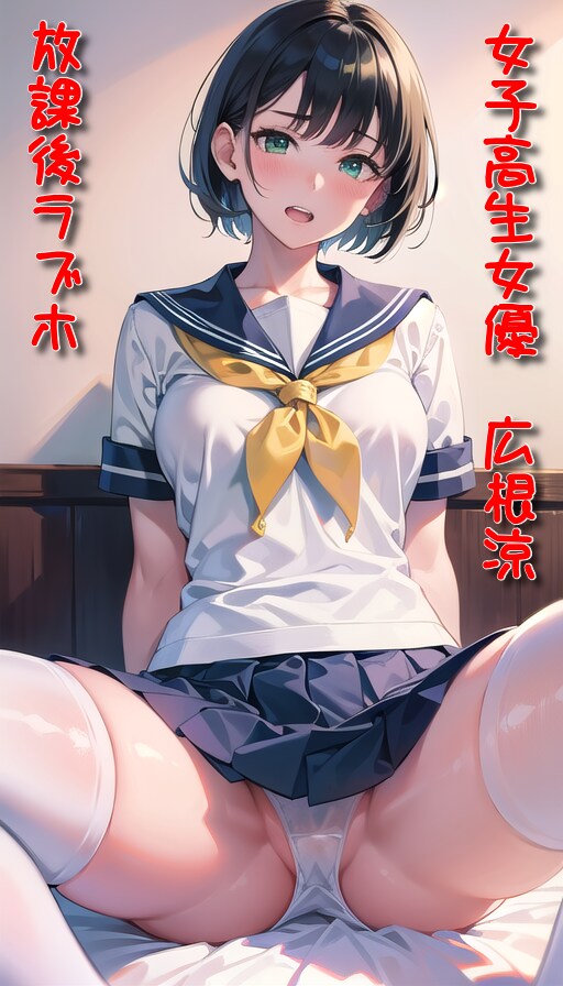 女子高生女優　広根涼　その１1