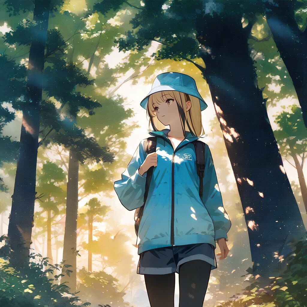 都会のギャル、山を登る