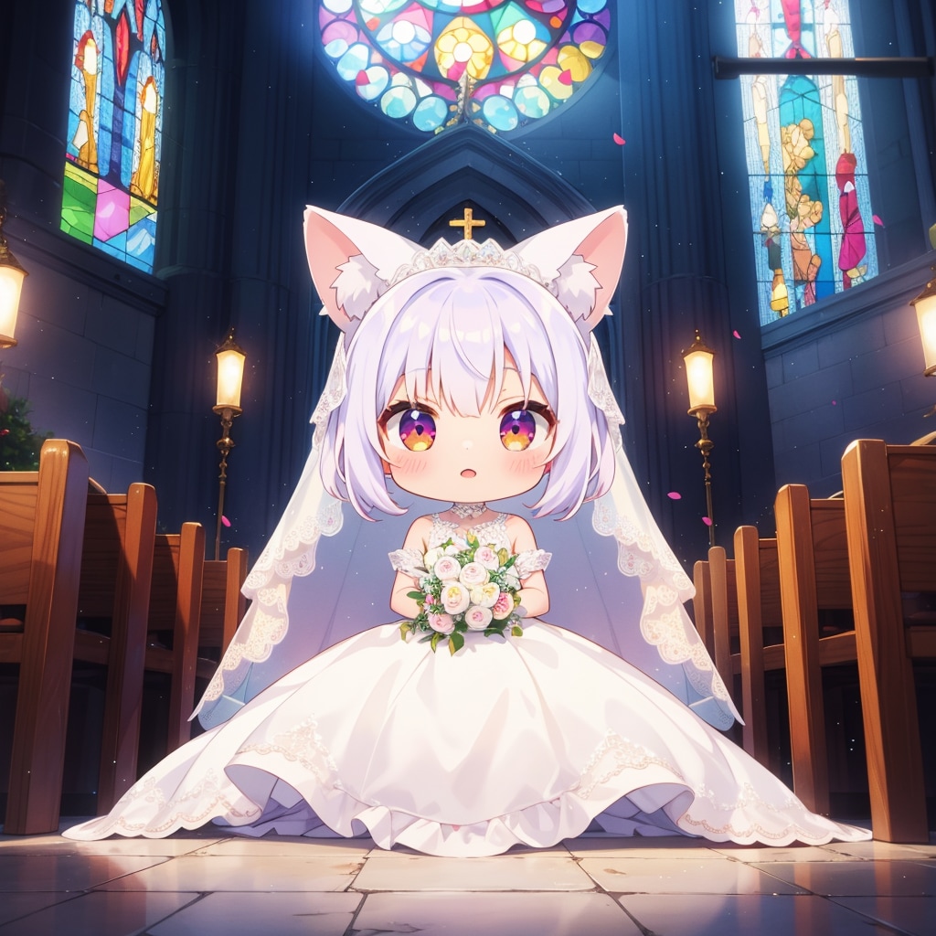 教会にて