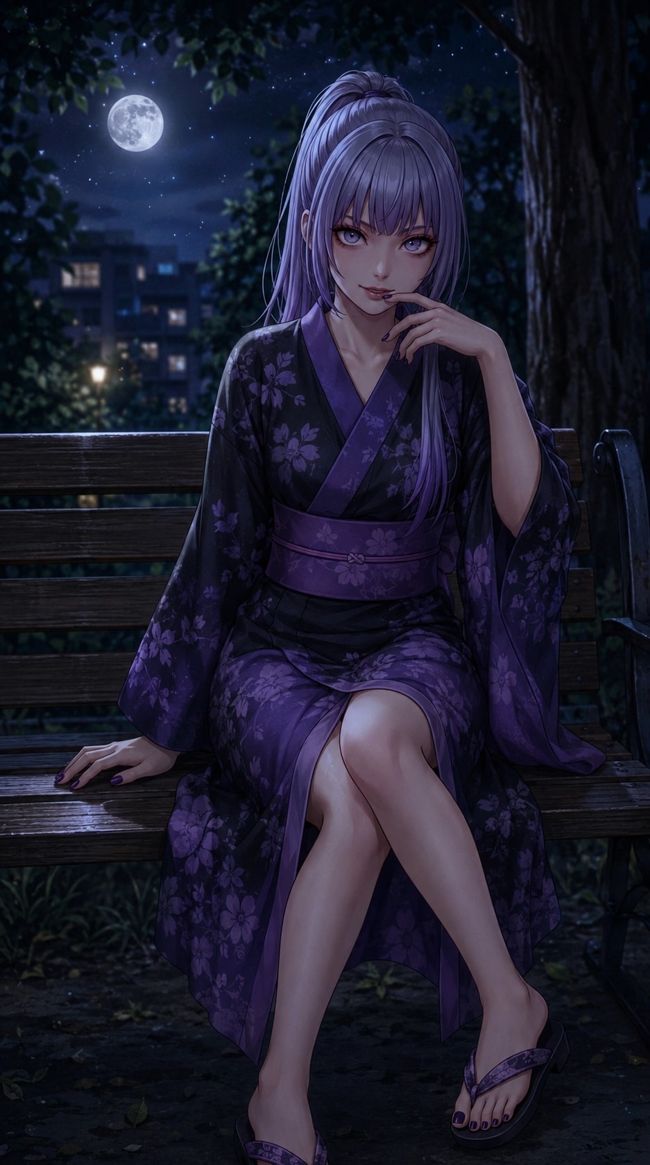 ポニテ浴衣(しおん💜) | の人気AIイラスト・グラビア