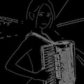 全裸楽器演奏（R-18 イラスト）アコーディオン 8枚目