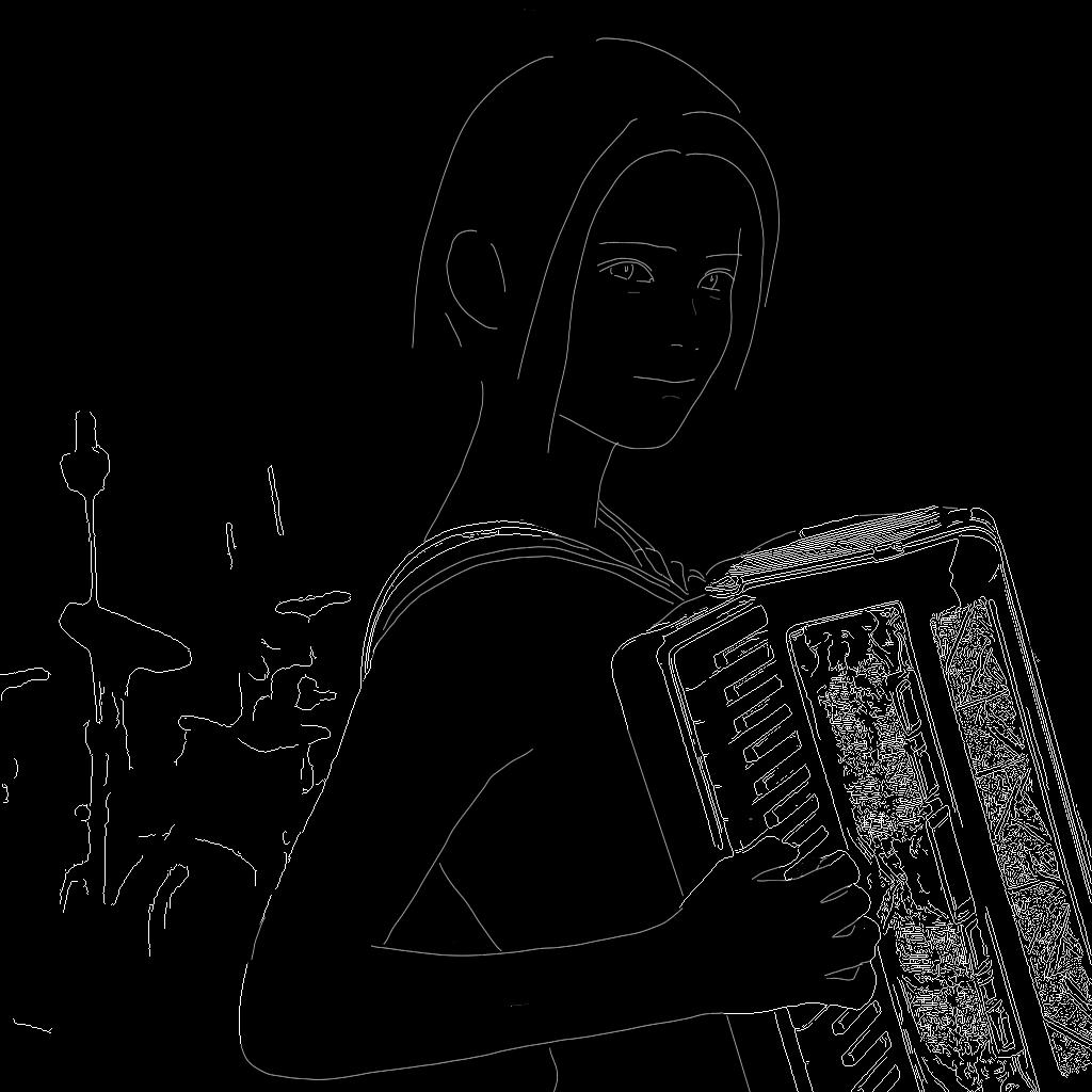 全裸楽器演奏（R-18 イラスト）アコーディオン
