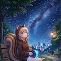 夜の帳をすり抜けて 2枚目