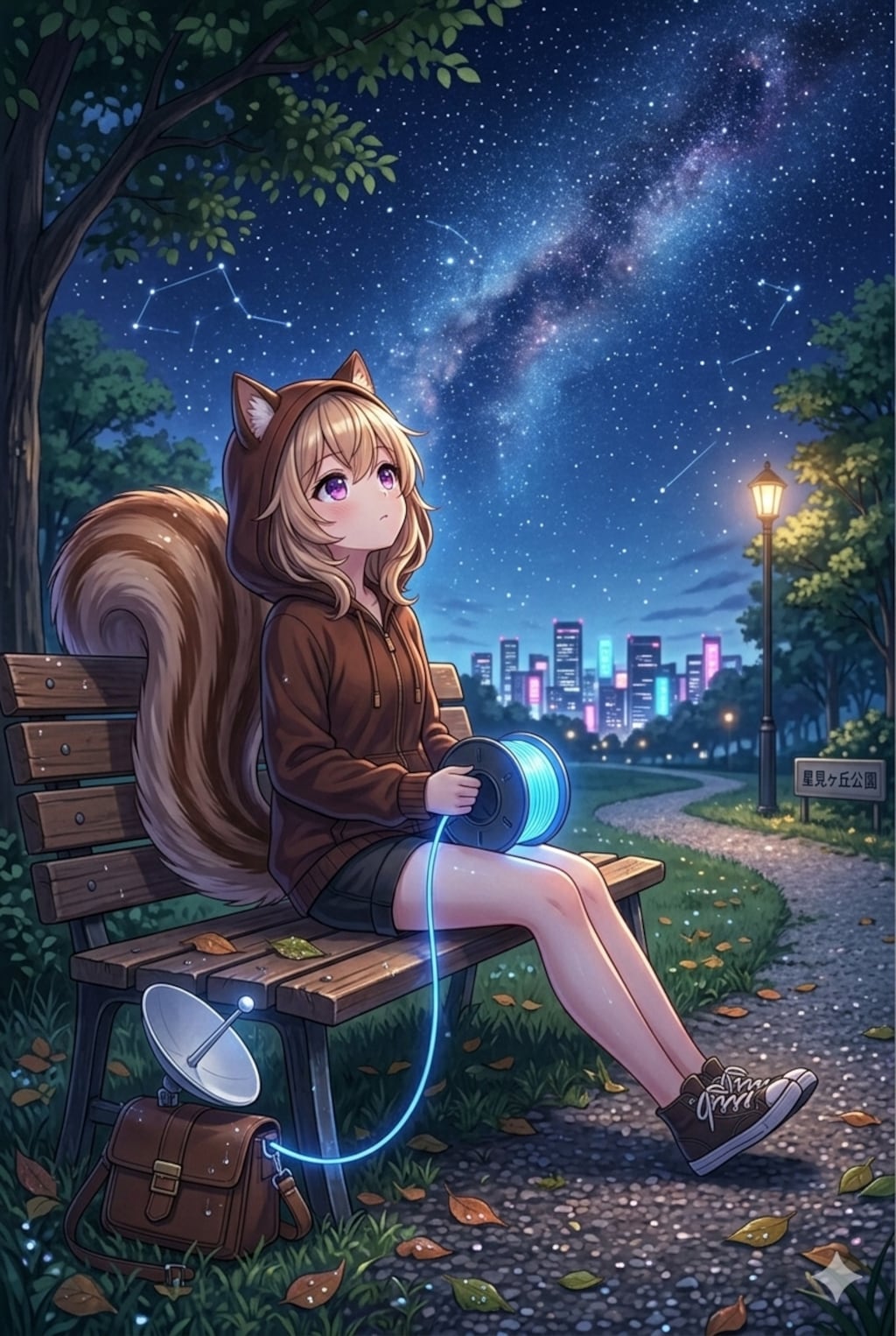 夜の帳をすり抜けて
