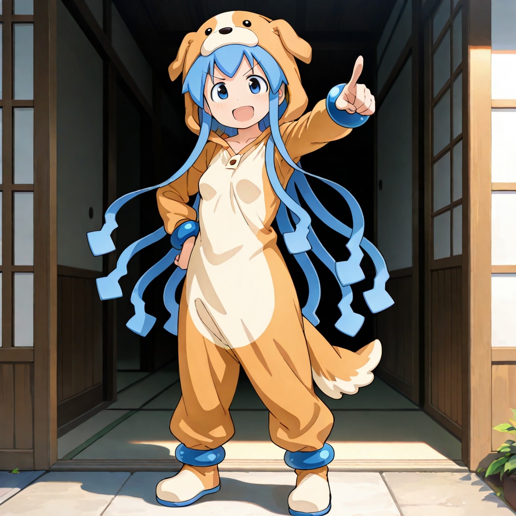 イカ娘→イヌ娘