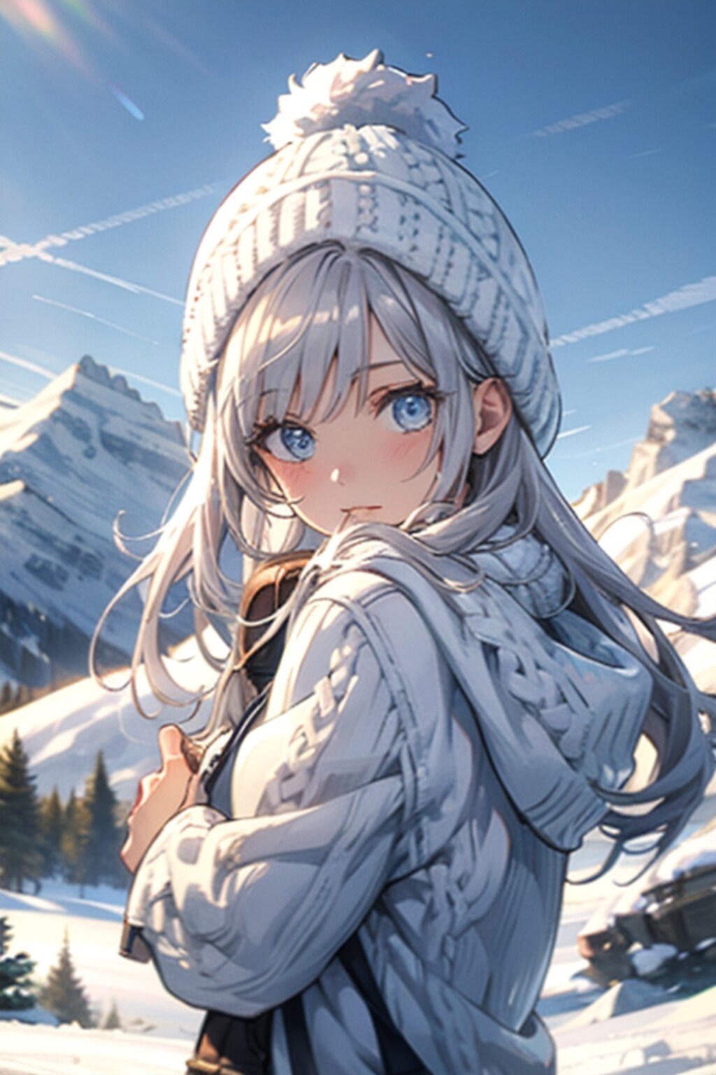 雪山の彼女