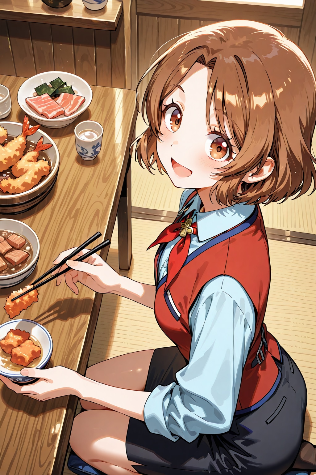 バスガイドさんのお昼