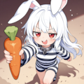 みみちゃんに食べさせてあげるんですっ！！【ジト目のうさぎちゃん】 5枚目