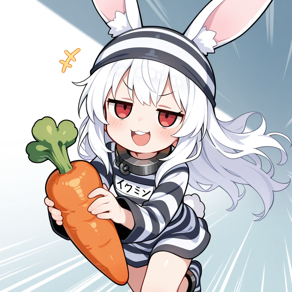 みみちゃんに食べさせてあげるんですっ！！【ジト目のうさぎちゃん】