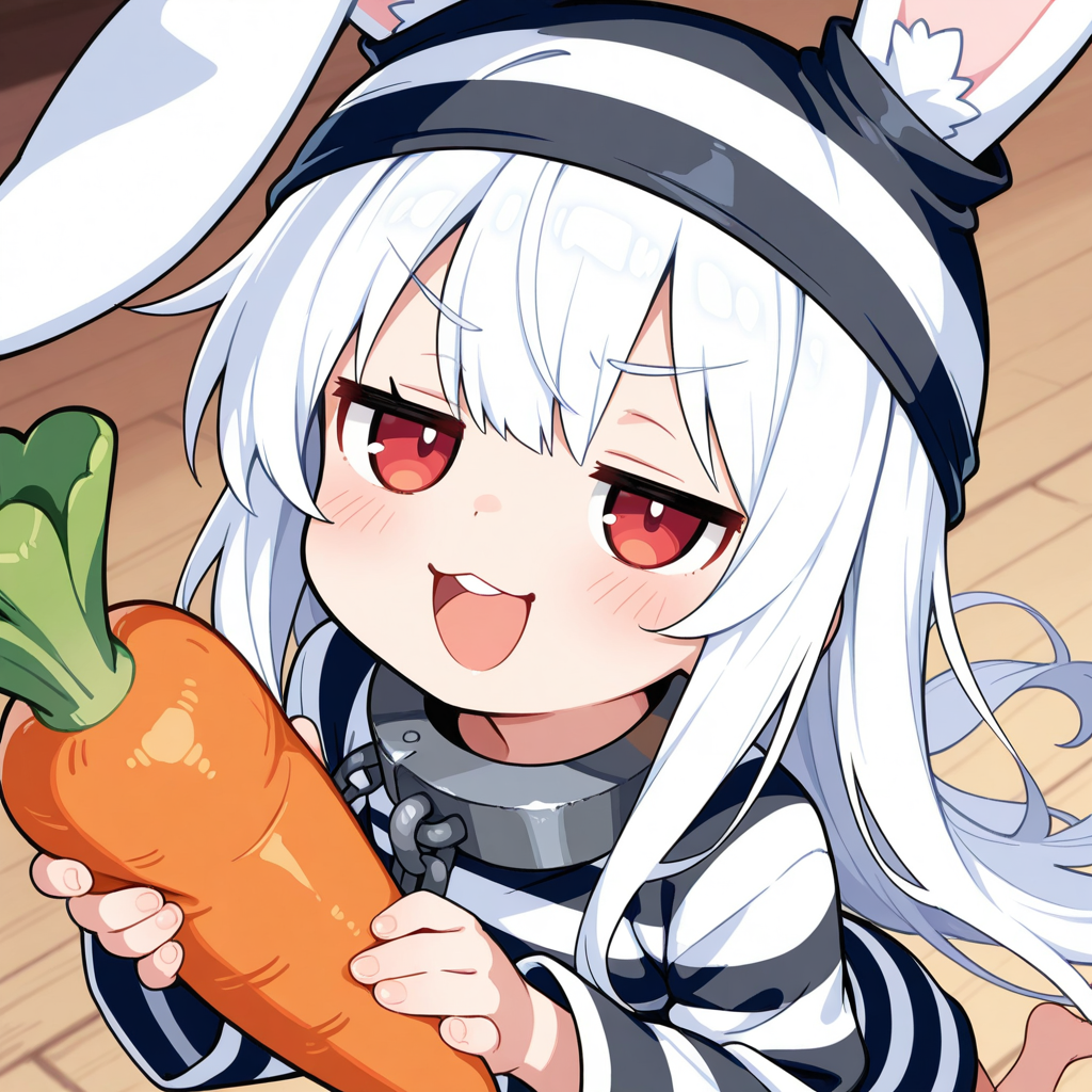 みみちゃんに食べさせてあげるんですっ！！【ジト目のうさぎちゃん】