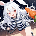 みみちゃんに食べさせてあげるんですっ！！【ジト目のうさぎちゃん】 4枚目