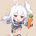みみちゃんに食べさせてあげるんですっ！！【ジト目のうさぎちゃん】 3枚目