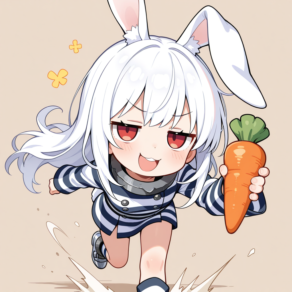みみちゃんに食べさせてあげるんですっ！！【ジト目のうさぎちゃん】