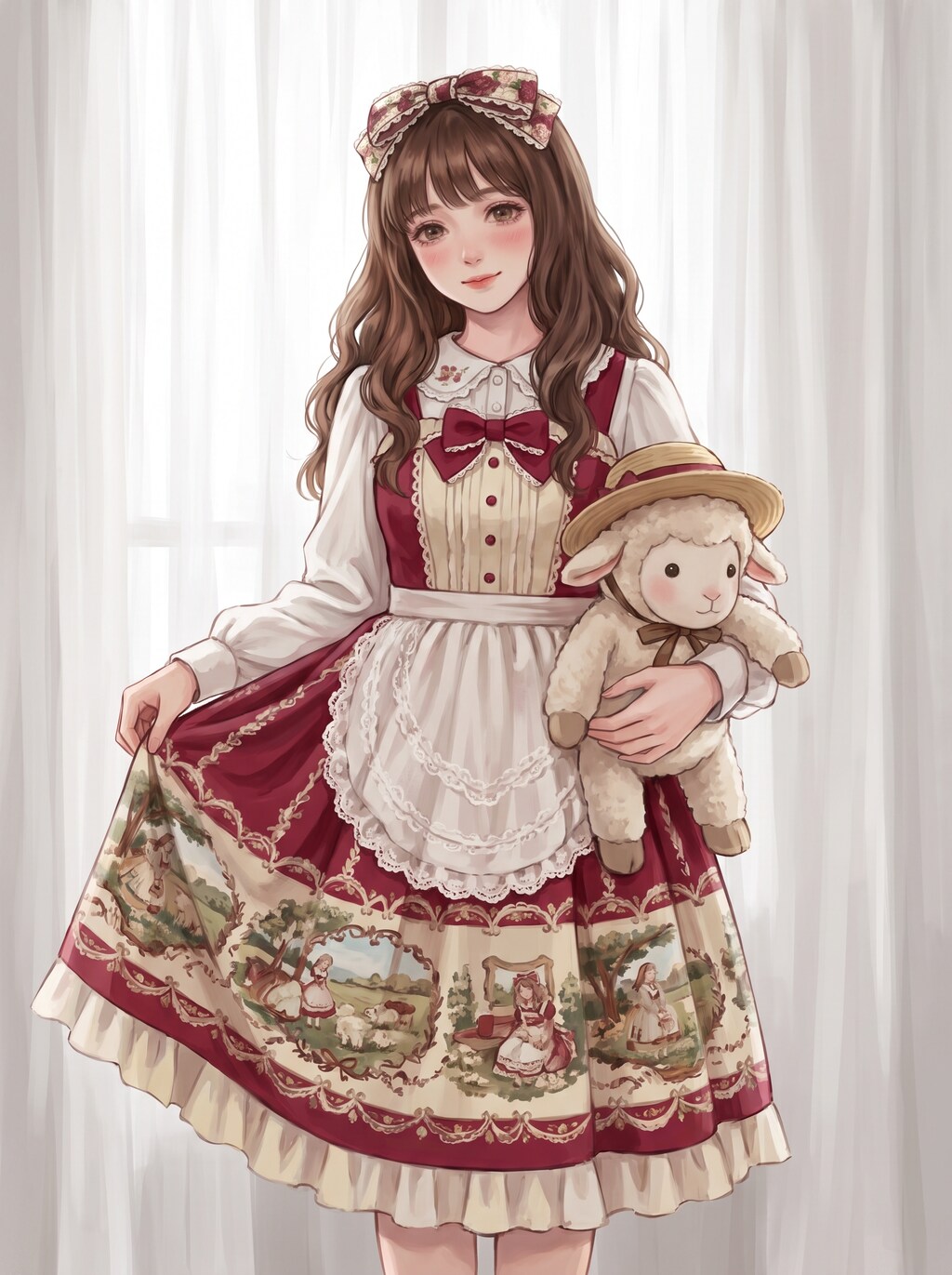 羊と少女の午後