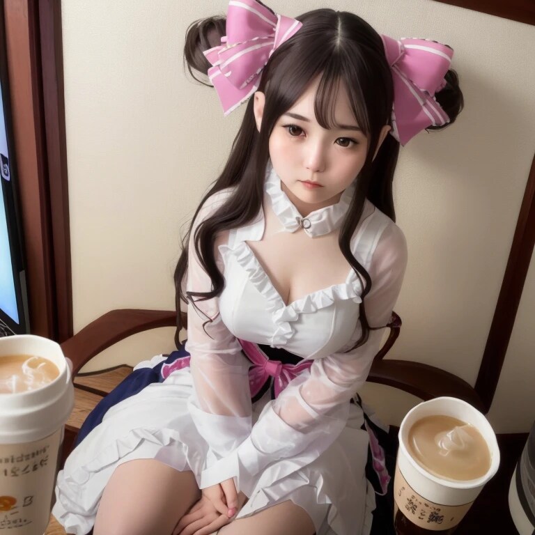 黒髪ロングでお風呂の美女１４４