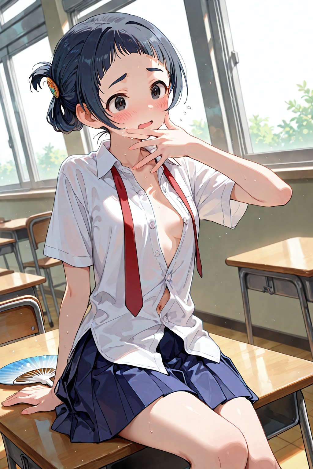 だらしないですよっ
