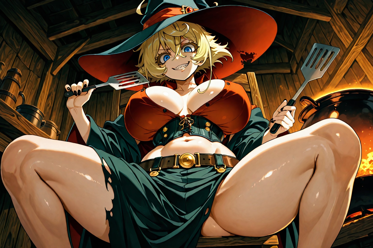 魔女ターニャ・デグレチャフのお料理中