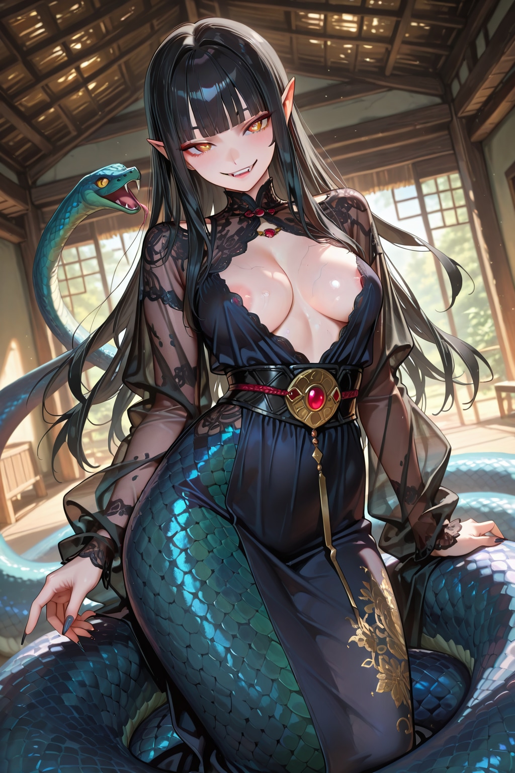 異世界娼館　ラミアを指名