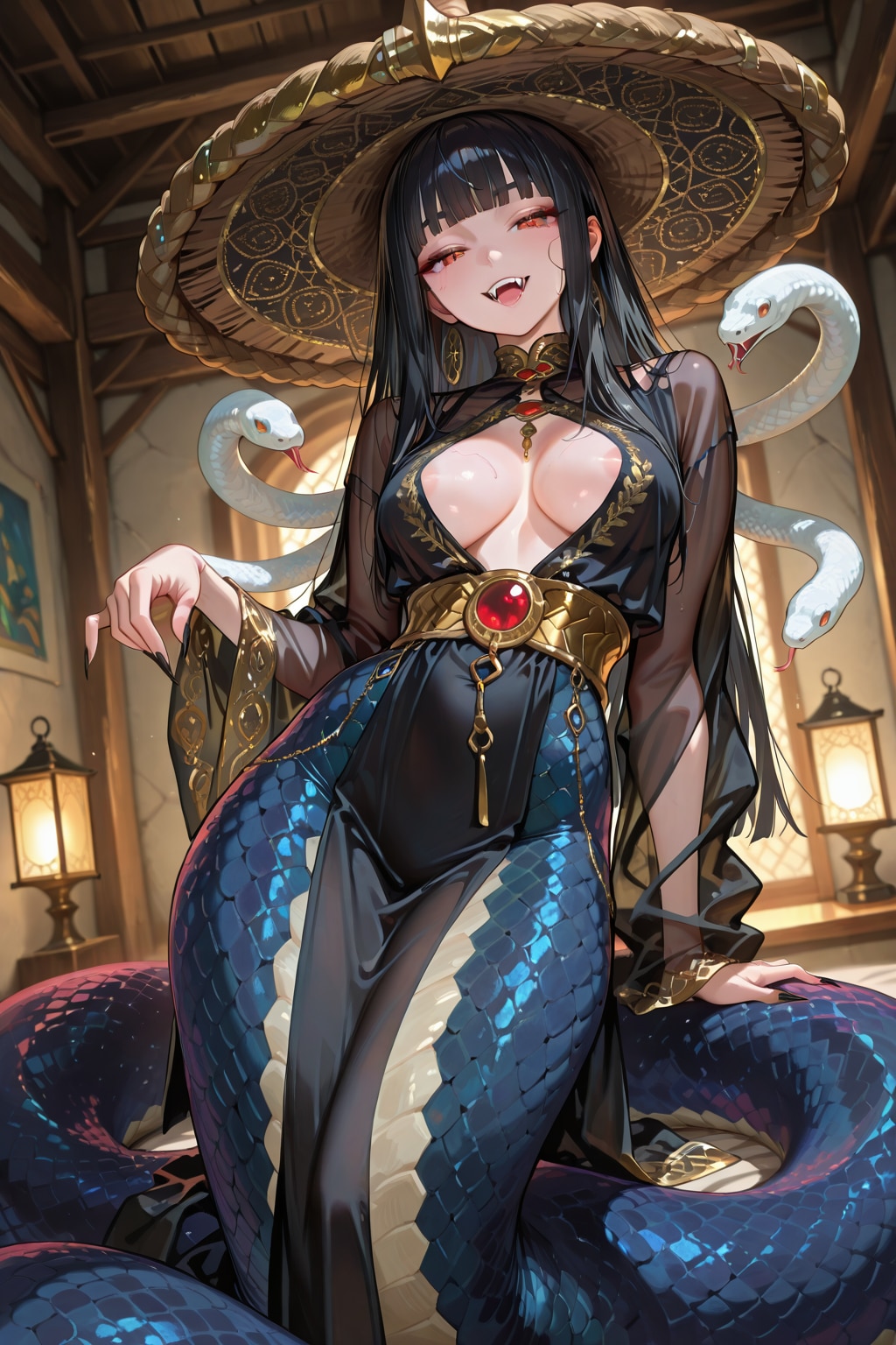 異世界娼館　ラミアを指名