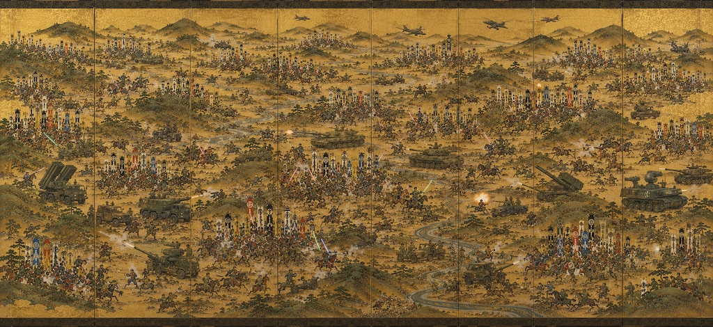 戦国屏風絵