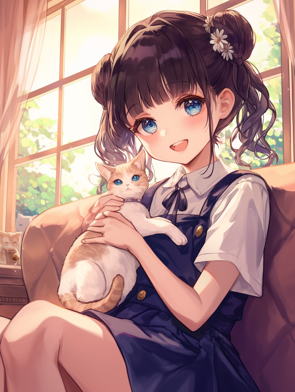 猫🐈とおだんごちゃん🍡✨155