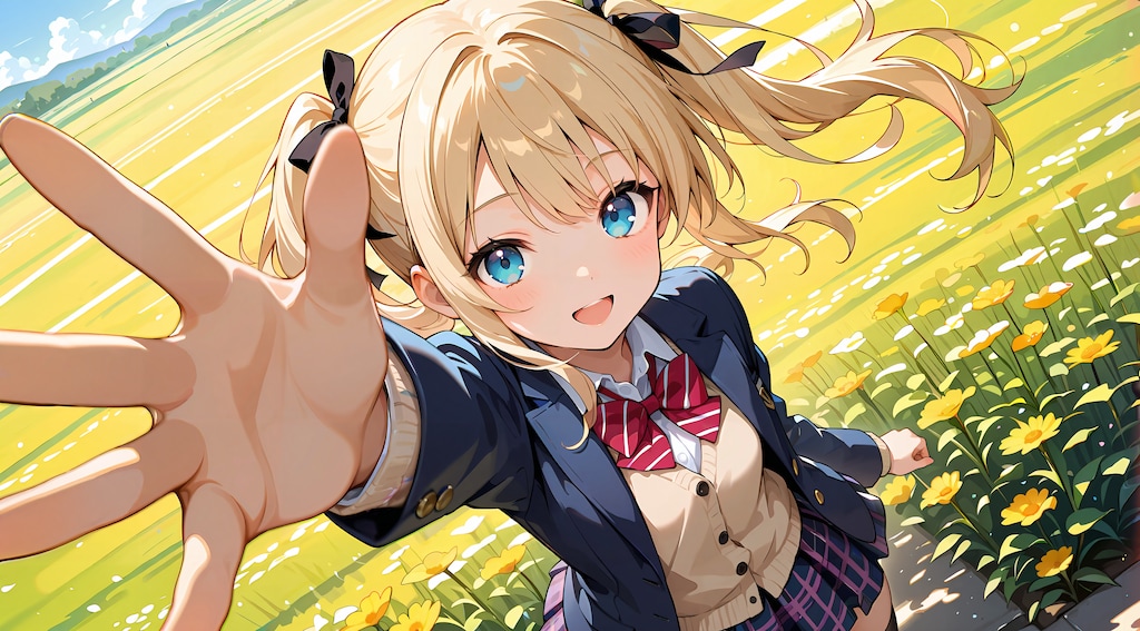 手のひらを太陽に