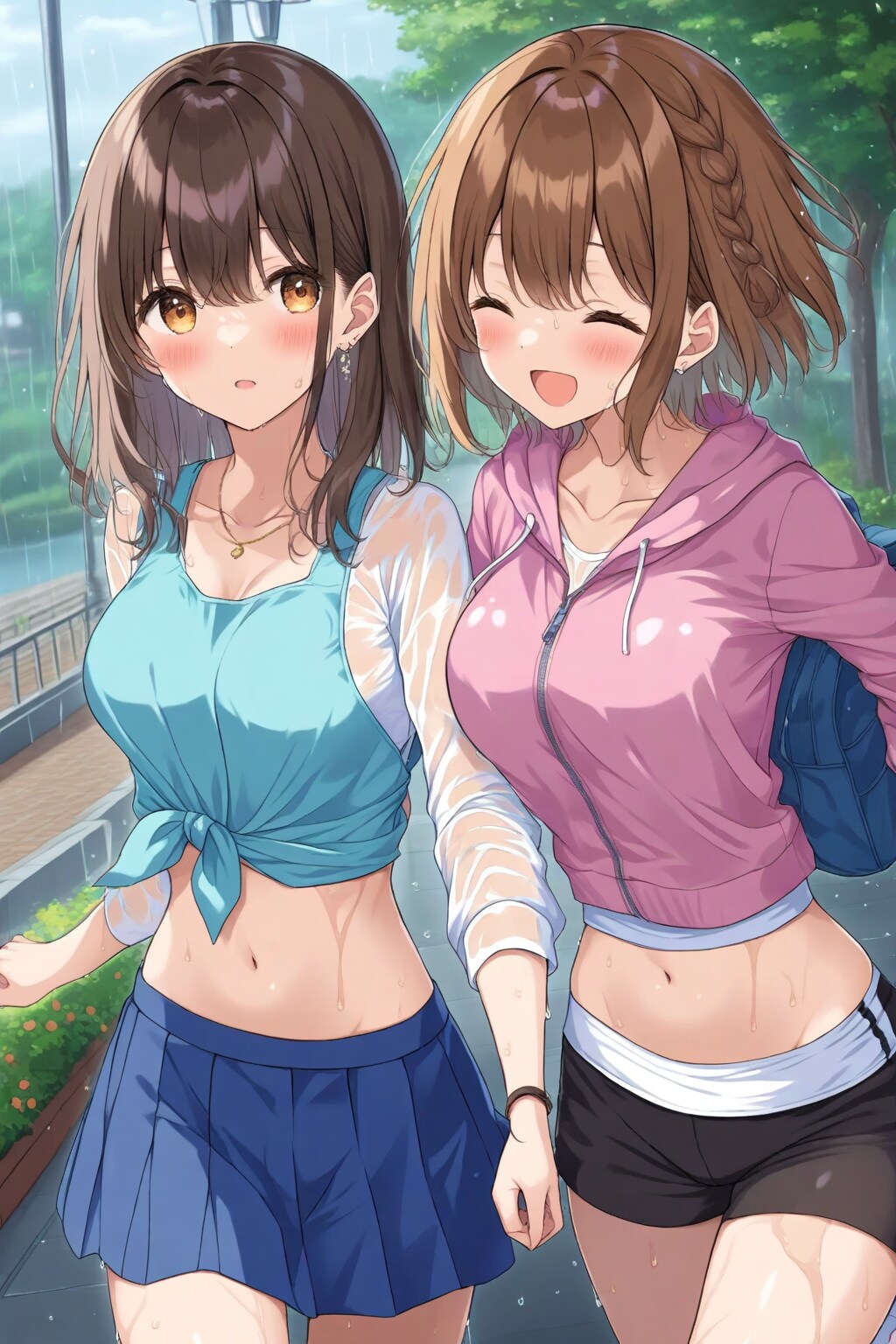 雨に打たれるのも良いね