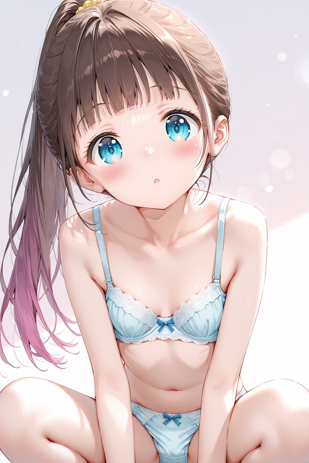 Squatting Girl