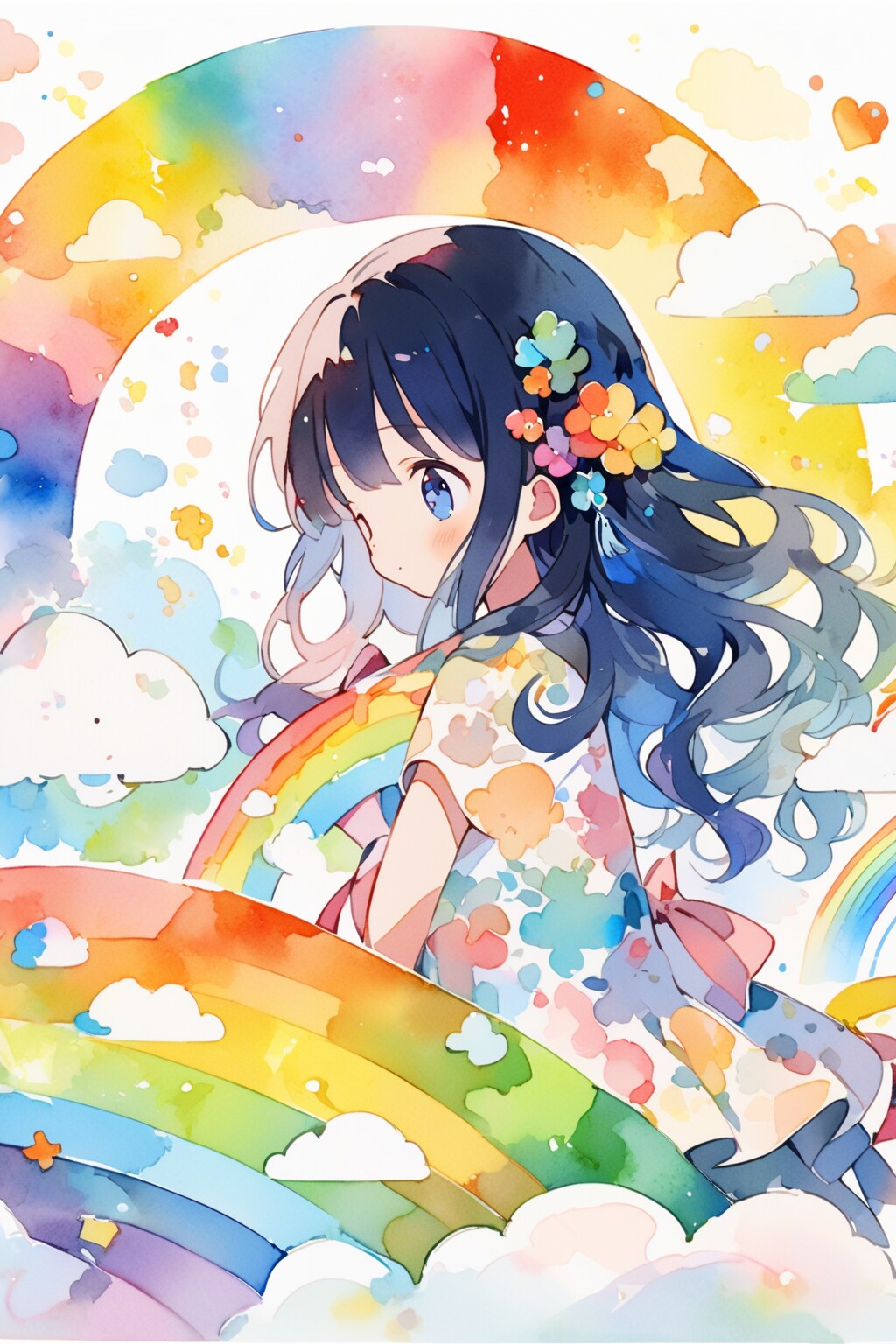 虹。 | の人気AIイラスト・グラビア