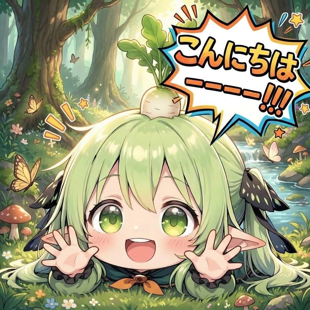森に生える不思議な野菜？