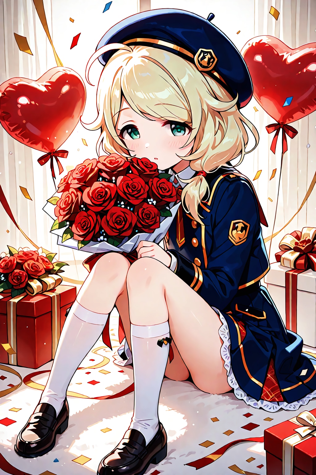 夢の続きは、薔薇の香りと共に | の人気AIイラスト・グラビア